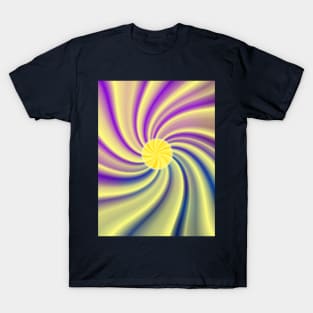 60s Swirling Sun in the Sky T-Shirt